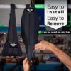 Vikingstrength AB straps - Premium Padded Home Gym Exerciser Ab Slings pair for pull up bar - Hanging Leg Raiser Fitness for six pack - Workout Equipment for Men & Women, Bag and V-Strength Workout App - Image 4