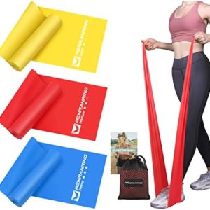 RENRANRING Resistance Bands for Working Out, Exercise Bands for Physical Therapy, Stretch, Recovery, Pilates, Rehab, Strength Training and Yoga Starter Sets