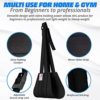 Zenooze Adjustable Ab Straps Hanging Abdominal Slings, Hanging Ab Straps For Fitness Workout Equipment, Supports 350lbs - Ab Straps For Pull Up Bar Arm Lift Set for Home & Gym - Suspension Straps - Image 4