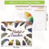 Habit Tracker Wall Calendar - Fitness Journal - Life Planner - Workout Charts - Daily Goals - Weight Tracking - Great Productivity Tool (8.5" x 11") (Rainbow) - Image 4