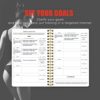 A5 Fitness Logbook & Workout Journal -18 Weeks Fitness Journal Planner, Workout Tracker, Exercise Log Book to Track Weight Loss, Muscle Gain, Gym, Bodybuilding Progress –Gym Daily Fitness for Men - Image 4
