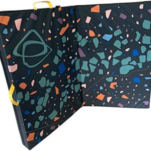 Asana Sidekick Crash Pad - Bouldering & Rock Climbing Crash Mat - Durable Landing Pad with Premium Dual Density Foam Structure (48" x 36" x 4") Sleeker Version of Our Superhero Pad