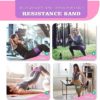 Fabric Resistance Bands for Working Out, 5 Levels Booty Bands for Women Men, Cloth Workout Bands Resistance Loop Exercise Bands for Legs Butt at Home Fitness, Yoga, Pilates - Image 6