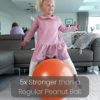 BABYGO® Sensory Peanut Ball for Kids Children | Autism Therapy Calming Development Activities Motor Skills Special Needs | Exercise Book & Pump Included | Anti Burst - Image 5