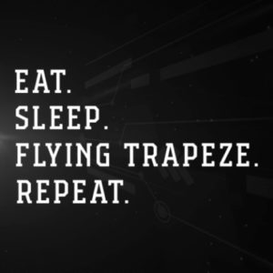 Treasure Hunting Log Book - Aerial Silks Eat Sleep Flying Trapeze Repeat Circus Arts Quote: Flying Trapeze, Journal To Keep Record Of Treasure Name, ... Time, ... Member & Notes - Gifts For
