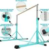 FC FUNCHEER Gymnastic bar for Kids Ages 5-20, Adjustable Height 35.4" to 59"/45" to 71", 5FT/6FT Base Length, Super Sturdy Gymnastic kip bar Horizontal bar for Home and Gym,Weight Limit 500 LBS - Image 3