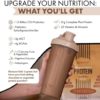 Plant Based Protein Powder Chocolate - Lactose & Dairy Free Protein Powder - Vegan Protein Shake Meal Replacement with Fava, Mung, Rice & Pea Protein, Low Carb, Keto, Sugar & Gluten Free, 21g - Image 5