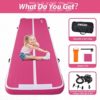 Dwzdd Gymnastics Air Mat 10ft/13ft/16ft/20ft Tumbling Mat Inflatable Gymnastics Tumble Track for Home/Gym/Training/Cheerleading/Water with Electric Pump - Image 6