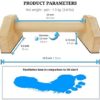 CALI SPORTS Push Up Bar Calisthenics Equipment, Solid Wood Parallettes Bars for Floor Use, Perfect Pushup Bar and Handstand Push Up Handles for Men and Women, Includes Wrist Wraps - Image 4