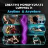 duwhot Sugar Free Creatine Monohydrate Gummies 5mg for Men & Women, Chewables Creatine Monohydrate for Muscle Growth & Recovery, Vegan, Mixberry Flavor, 120 Count - Image 7