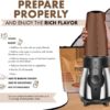 Plant Based Protein Powder Chocolate - Lactose & Dairy Free Protein Powder - Vegan Protein Shake Meal Replacement with Fava, Mung, Rice & Pea Protein, Low Carb, Keto, Sugar & Gluten Free, 21g - Image 4