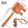 Universal Walking Stick Wrist Strap Leather - Brown Handmade Walking Cane Cords - Image 2