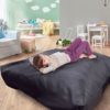 FoamTouch Black Crash Pad with Foam Blocks for Kids and Adults - Therapeutic Sensory Pad with Water Resistance Cover - 40" x 40" - Image 2