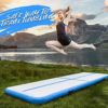 AirMat Nordic Deluxe 10ft/13ft/16ft/20ft/23ft/26ft/33ft Air Mat with Electric Air Pump, Inflatable Gymnastics Mat for Home, Best for gymnastics, Cheerleading, Yoga - 3'3" Wide & 8” Thick, Tumbling Mat - Image 2