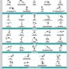 Palace Learning 4 Pack - Warm Up Exercises + Yoga Workouts + Stretching Exercises + Pilates Exercises - Set of 4 Workout Charts (LAMINATED, 18” x 24”) - Image 4