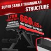 WOZE Adjustable Weight Bench, Foldable Workout Bench for Full Body Strength Training, Multi-Purpose Decline Incline Bench for Home Gym - New Version - Image 2