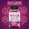 Sugar Free Prebiotic Fiber Gummies For Adults - Fiber Supplement Formulated With 5G Fiber & 5.4G Prebiotic Digestive Blend. Supports Gut Health & Promotes Healthy Digestion - 2-Pack (120 Gummies) - Image 9