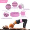 Fabric Resistance Bands for Working Out, 5 Levels Booty Bands for Women Men, Cloth Workout Bands Resistance Loop Exercise Bands for Legs Butt at Home Fitness, Yoga, Pilates - Image 4