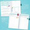Legend Wellness Planner & Food Journal – Daily Diet & Health Journal with Weight Loss, Measurement & Exercise Trackers – Lifestyle & Nutrition Diary – Lasts 6 Months, A5 size – Turquoise - Image 5