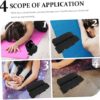 CLISPEED 2 Pairs Yoga Stretching Belt Fitness Accessories Exercise Stretch Bands Fitness Resistance Bands Workout Strength Bands Kinesiotape Muscle Floss Bands Fitness Accessory Yoga Supply - Image 8