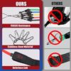 WIKDAY Resistance Bands for Working Out Exercise Bands Workout Bands Set with Handles, Door Anchor, Ankle Straps for Men & Women Body Stretching, Crossfit Training Equipment, Home Workouts - Image 5