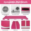 Dwzdd Gymnastics Air Mat 10ft/13ft/16ft/20ft Tumbling Mat Inflatable Gymnastics Tumble Track for Home/Gym/Training/Cheerleading/Water with Electric Pump - Image 4