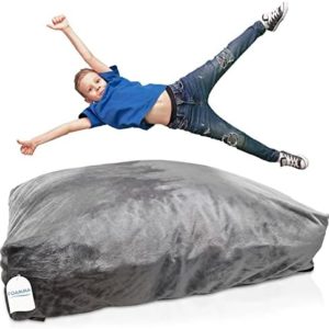 Foamma Crash Pad - Sensory Pad with Foam Blocks for Kids and Adults with Extreme Comfortable Fabric and Washable Cover, Ideal for Kids to Jump, Play or Relax