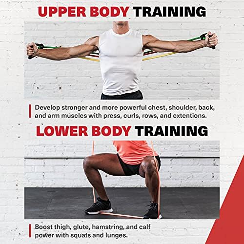 Lifeline Fitness Variable Resistance Trainer Kit - Adjustable Resistance Bands for Working Out - Home Gym Exercise Bands with Door Anchor, Carry Bag, 5ft. Bands and Triple Grip Handles - Image 6