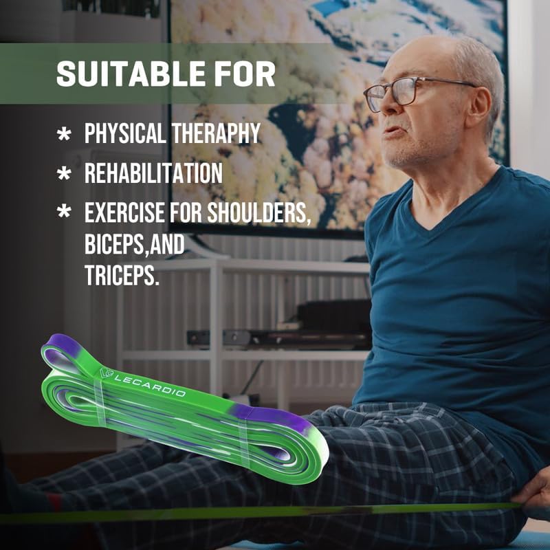 LECARDIO Resistance Bands for Working Out, Camo Pull Up Assistance Bands - Super Durable Workout Bands for Extra Strength, Pull Ups, Mobility, Powerlifting, Physical Therapy, Home Workouts - Image 4