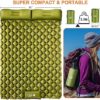 Gukkicco Camping Sleeping Pad, Ultralight Self Inflating Camping Pad 2 Person with Pillow Built-in Foot Pump for Camping, Hiking - Airpad, Carry Bag, Repair Kit - Image 5