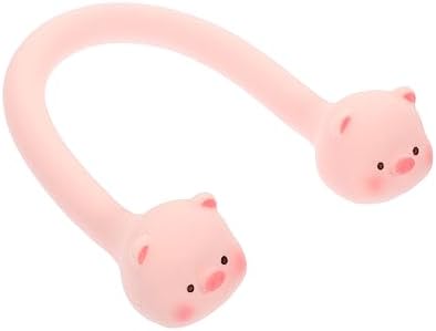 BESPORTBLE 3pcs Neck High Cartoon Home Sports Shaping Shaped Rope Multi-Functional and Back Shoulder Flexible Yoga Stretching Body Tube Duty Belt Exercise Resistance Workout Training Piggy