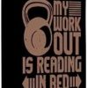 Galaxy S10e My Workout Is Reading In Bed Until My Arms Hurt, Book Reader Case - Image 3