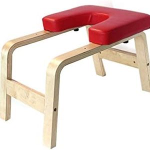WYNDD Yoga Inverted Bench Home Inverted Chair for The Foot and Balance Training core Strength to Build a Yoga Body Exercise Chair red 63 * 41 * 38cm