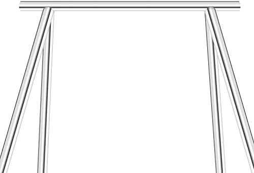 KUAFU Yoga Stand with Yoga Swing Inversion Portable Stand Yoga Frame Yoga Sling Inversion Equipment Steel Silvery for Indoor and Outdoor Triangle Structure - Image 7