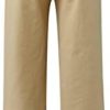 Cropped Linen Pants Women,Women's Wide Leg Pants High Elastic Waisted in The Back Business Work Trousers with Pocket - Image 3