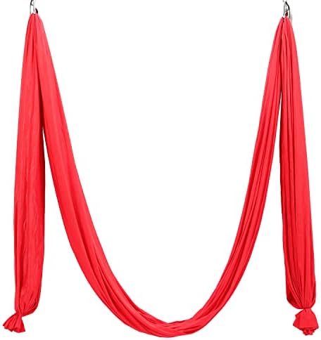 KUAFU Yoga Stand with Yoga Swing Inversion Portable Stand Yoga Frame Yoga Sling Inversion Equipment Steel Silvery for Indoor and Outdoor Triangle Structure - Image 4