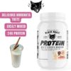 Worldwide Nutrition Bundle, 2 Items: Black Magic Multi-Source Casein Protein Powder - Muscle Gain with Whey, Micellar Casein, MCTs & Enzymes - Original Horchata Flavor - 2 LB & Multi-Purpose Keychain - Image 6