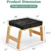 Yoga Headstand Bench, Yoga Inversion Chair, Upside Down Chair, Headstand Trainer for Relieve Stress, Improve Sleep & Digestion and Strength Training, Ideal for Home Workout, Fitness and Gym(Black) - Image 7