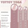 YOTTOY Yoga Strap and Resistance Bands-Exercise Elastic Bands for Working Out Women with 10 Loops-Perfect for Stretching and Physical Therapy - Image 4