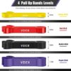 VEICK Resistance Bands for Working Out, Exercise Bands, Workout Bands, Pull Up Assistance Bands, Long Heavy Stretch Bands Set for Men and Women, Power Weight Gym at Home Fitness Equipment - Image 2