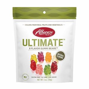 Albanese World's Best Ultimate 8 Flavor Gummi Bears, 5oz Bag of Candy