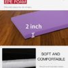Gymnastics Mat 4x8x2 Tumbling Mat Gym Mat 4 Foldding Mat Gymnastic Indoor Outdoor Mat Gymnastic Mat Thick PU Leather Exercise Mat for Tumbling Stretching Yoga Arts Mat Home Gym - Image 5