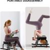 ZYTENDER Yoga Headstand Bench-Comfortable Yoga Chair-Home Use Inversion Stool-330 Lbs Weight Capacity Ideal for Workout &Yoga Practice-Stress Relieve and Body Building-Steel Frame,Black - Image 2