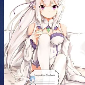 Composition NoteBook: Anime Rem Zeero Emilia A26 , 8.5x11 Inches - 110 page Diary Subject Planner Exercise Book Gift for Anime Fans Kid Teen School Creative Writing Anime Work From Home