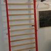 ARTIMEX Stall Bars Metal/Wood for Physical Therapy and Gymnastic - Used in Homes, Gyms, Clinics and Fitness Centers - 7 feet, 10 1/2 x 2 feet, 11 1/2 inches, Spartan Model, Code 277/red - Image 4