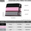 Arena Strength Fabric Booty Bands - Fabric Exercise Bands for Legs and Butt | Fabric Resistance Bands | Hip Resistance Bands with Workout Guide and Carry Case - Image 5