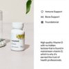 Thorne Vitamin D-10,000 - Vitamin D3 Supplement - 10,000 IU - Support Healthy Teeth, Bones, Muscles, Cardiovascular, and Immune Function - Gluten-Free, Dairy-Free, Soy-Free - 60 Capsules - Image 4