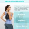 Foot and Calf Stretcher-Stretching Strap For Plantar Fasciitis, Heel Spurs, Foot Drop, Achilles Tendonitis & Hamstring. Yoga Foot & Leg Stretch Strap. (Black) - Image 7