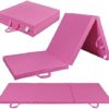 ZENY 2’’ Thick Tri-fold Folding Gym Exercise Mat Extra Thick Gymnastics MatTumbling Mat with Carrying Handles for Home Workout, Core Workouts, Stretching, MMA, Yoga - Image 8