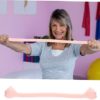 BESPORTBLE 3pcs Neck High Cartoon Home Sports Shaping Shaped Rope Multi-Functional and Back Shoulder Flexible Yoga Stretching Body Tube Duty Belt Exercise Resistance Workout Training Piggy - Image 5